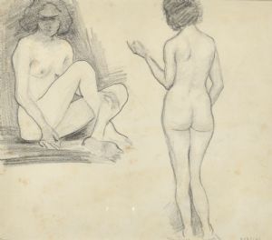 Aktstudien, um 1925